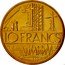 France 10 Francs Piedfort 1976 KM# Pn560 10 FRANCS coin reverse