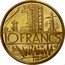 France 10 Francs Piedfort 1974 KM# P506 10 FRANCS coin reverse