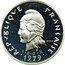 France 10 Francs (Piedfort- New Caledonia) KM# P7a RÉPUBLIQUE FRANÇAISE R JOLY I E O M 1979 coin obverse