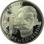 France 100 Francs (Alberville Winter Olympics- Essai) PIERRE DE COUBERTIN 1863-1937 RF coin obverse