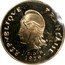 France 100 Francs (Piedfort) KM# P28 RÉPUBLIQUE FRANÇAISE R JOLY I E O M 1979 coin obverse