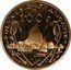France 100 Francs (Piedfort) KM# P28 POLYNESIE FRANÇAISE 100 F A GUZMAN coin reverse