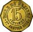 France 15 Centimes (The Fraternal Democratic Stoves. Beziers) 15 CENTIMES VILLE DE BEZIERS 1ER_ JANVIER 1880 coin reverse