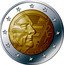 France 2 Euro Jacques Chirac 2022  Proof KM# 3066 2022 JACQUES CHIRAC 1932 2019 RF € coin obverse