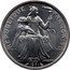 France 2 Francs New Caledonia 1971  KM# 9 REPUBLIQUE FRANÇAISE G.B.BAZOR 1971 coin obverse