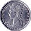 France 2 Francs KM# 8 Reunion REPUBLIQUE FRANÇAISE L.BAZOR GB 1948 coin obverse