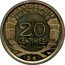 France 20 Centimes (Essai by Cochet) LIBERTE EGALITE FRATERNITÉ ESSAI 20 CENTIMES 1961 coin reverse