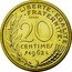 France 20 Centimes Essay by Dieudonnee. Lagriffoul 1962 KM# E109 LIBERTE EGALITE FRATERNITE 20 CENTIMES 1962 ESSAI A. DIEUDONNE coin reverse