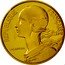 France 20 Centimes (Piedfort) KM# P724 REPUBLIQUE FRANÇAISE LAGRIFFOUL coin obverse