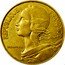 France 20 Centimes (Piedfort) KM# Pn692 REPUBLIQUE FRANÇAISE LAGRIFFOUL coin obverse