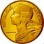 France 20 Centimes (Piedfort) KM# P347 REPUBLIQUE FRANÇAISE LAGRIFFOUL coin obverse