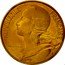 France 20 Centimes (Piedfort) KM# P548 REPUBLIQUE FRANÇAISE LAGRIFFOUL coin obverse