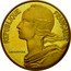 France 20 Centimes (Piedfort) KM# P494 REPUBLIQUE FRANÇAISE LAGRIFFOUL coin obverse