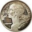 France 20 Centimes (Piedfort) KM# P549 REPUBLIQUE FRANÇAISE LAGRIFFOUL coin obverse