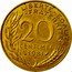 France 20 Centimes (Piedfort) KM# Pn692 A.DIEUDONNE LIBERTE EGALITE FRATERNITE 20 CENTIMES 1981 coin reverse