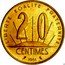 France 20 Centimes (Pre series by Rousseau) LIBERTE EGALITE FRATERNITE 20 CENTIMES 1961 coin reverse