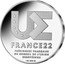 France 20 Euro French Presidency European Union 2022  KM# 3097 UE FRANCE 2022 PRÉSIDENCE FRANÇAISE DU CONSEIL DE L'UNION EUROPÉENNE 2022 coin reverse