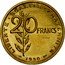 France 20 Francs Essai by Guzman 1950  KM# Pn113 LIBERTE EGALITE FRATERNITE 20 FRANCS 1950 coin reverse