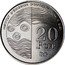 France 20 Francs CFP Coin for the French Communities in the Pacific 2021  INSTITUT D'ÉMISSION D'OUTRE-MER 2021 20 F CFP RF coin obverse