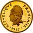 France 20 Francs (Piedfort) KM# P6 RÉPUBLIQUE FRANÇAISE R JOLY 1967 coin obverse