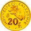 France 20 Francs Piedfort - New Caledonia 1967  KM# P2b NOUVELLE - CALEDONIE 20 F coin reverse