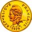 France 20 Francs Piedfort. New Caledonia 1979  Proof KM# P8b RÉPUBLIQUE FRANÇAISE R JOLY I E O M 1979 coin obverse