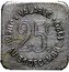 France 25 Centimes (Commune of Albi) VALABLE 25C. JUSQU'AU 31 DÉCEMBRE 1920 coin reverse