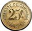 France 25 Centimes (Commune of Amiens. Essai) CHAMBRE DE COMMERCE AMIENS 25 C. J BORY coin reverse