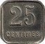 France 25 Centimes (Commune of Chalons-sur-Marne) 25 CENTIMES coin reverse