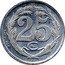 France 25 Centimes Commune of Chatellerault 1922  25 CMES THEVENON coin reverse