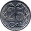 France 25 Centimes (Commune of Evreux) 25 CENT. THEVENON coin reverse