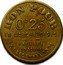 France 25 Centimes Commune of Lyon 1921  date de fin de validité BON POUR A.UNY A DIE 0F.25 EN MARCHANDISES VALABLE JUSQU'AU 31 DÉCEMBRE 1921 coin reverse