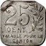 France 25 Centimes Commune of Pacy-sur-Eure 1921  1921-25 25 CENT. VALABLE POUR LE CANTON coin reverse