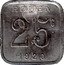 France 25 Centimes (Commune of Rouen) ROUEN 25C 1920 coin reverse