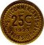 France 25 Centimes Commune of Sables-d'Olonne 1923  ST. DES COMMERCANTS 25 CES 1923 SABLES D'OLONNE coin obverse