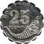 France 25 Centimes (Grand Glacier Coffee Society. Beziers. Herault) BON POUR 25 CENT- THEVENON coin reverse