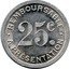 France 25 Centimes (Pharmacy of Doctor Ferret. Albi) 25 C REMBOURSABLE À PRÉSENTATION coin reverse