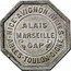 France 25 Centimes Region of Provence-Alpes-Cote d'Azur 1921  NICE AVIGNON NIMES ALAIS MARSEILLE GAP ARLES TOULON DIGNES coin obverse