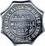 France 25 Centimes Region of Provence-Alpes-Cote d'Azur. Pattern 1921  NICE AVIGNON NIMES ALAIS MARSEILLE GAP ARLES TOULON DIGNES coin obverse