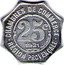 France 25 Centimes Region of Provence-Alpes-Cote d'Azur. Pattern 1921  CHAMBRES DE COMMERCE 25C. 1921 THEVENON RÉGION PROVENÇALE coin reverse