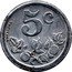 France 5 Centimes (Commune of Bernay) 5C THEVENON coin reverse