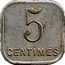 France 5 Centimes (Commune of Chalons-sur-Marne) 5 CENTIMES coin reverse