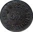 France 5 Centimes (Commune of Perpignan. Mess) 53 E. DES SOUS-OFFICIERS MESS coin obverse