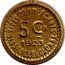 France 5 Centimes Commune of Sables-d'Olonne 1923  ST. DES COMMERCANTS 5 C ES 1923 SABLES D'OLONNE coin obverse