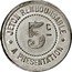 France 5 Centimes Department of Herault 1922  JETON REMBOURSABLE 5C A PRÉSENTATION coin reverse