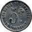 France 5 Centimes Department of Herault 1917 ND (1917-1924) CHAMBRES DE COMMERCE DE L'HERAULT 5 C coin reverse
