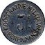 France 5 Centimes (Military Cooperative. Commune of Perpignan) 5 C COOPÉRATIVE MILITAIRE PERPIGNAN coin obverse