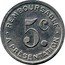 France 5 Centimes (Pharmacy of Doctor Ferret. Albi) 5 C REMBOURSABLE À PRÉSENTATION coin reverse