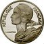 France 5 Centimes (Piedfort) KM# P719 REPUBLIQUE FRANÇAISE LAGRIFFOUL coin obverse
