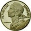 France 5 Centimes Piedfort 1973 KM# P465 REPUBLIQUE FRANÇAISE LAGRIFFOUL coin obverse